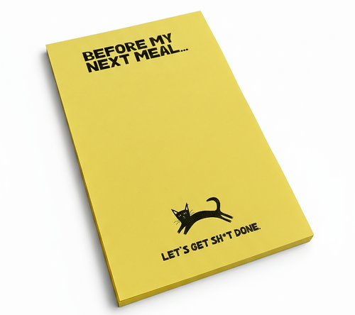 Before My Next Meal Notepad