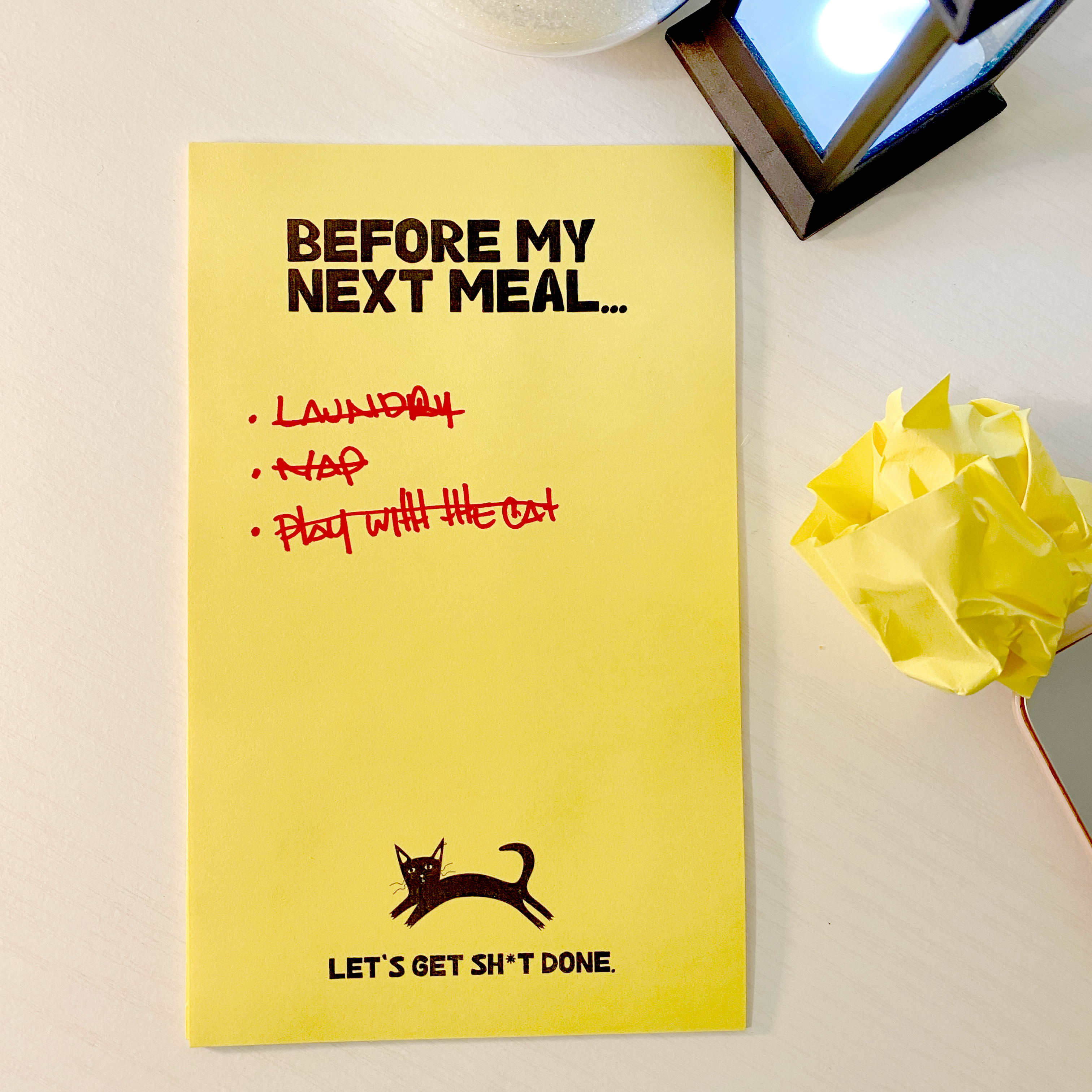 Before My Next Meal Notepad