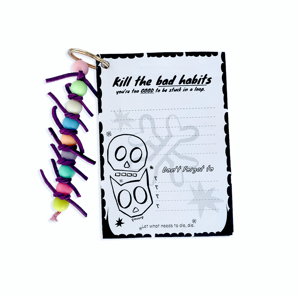 Breaking the bad habits notepad