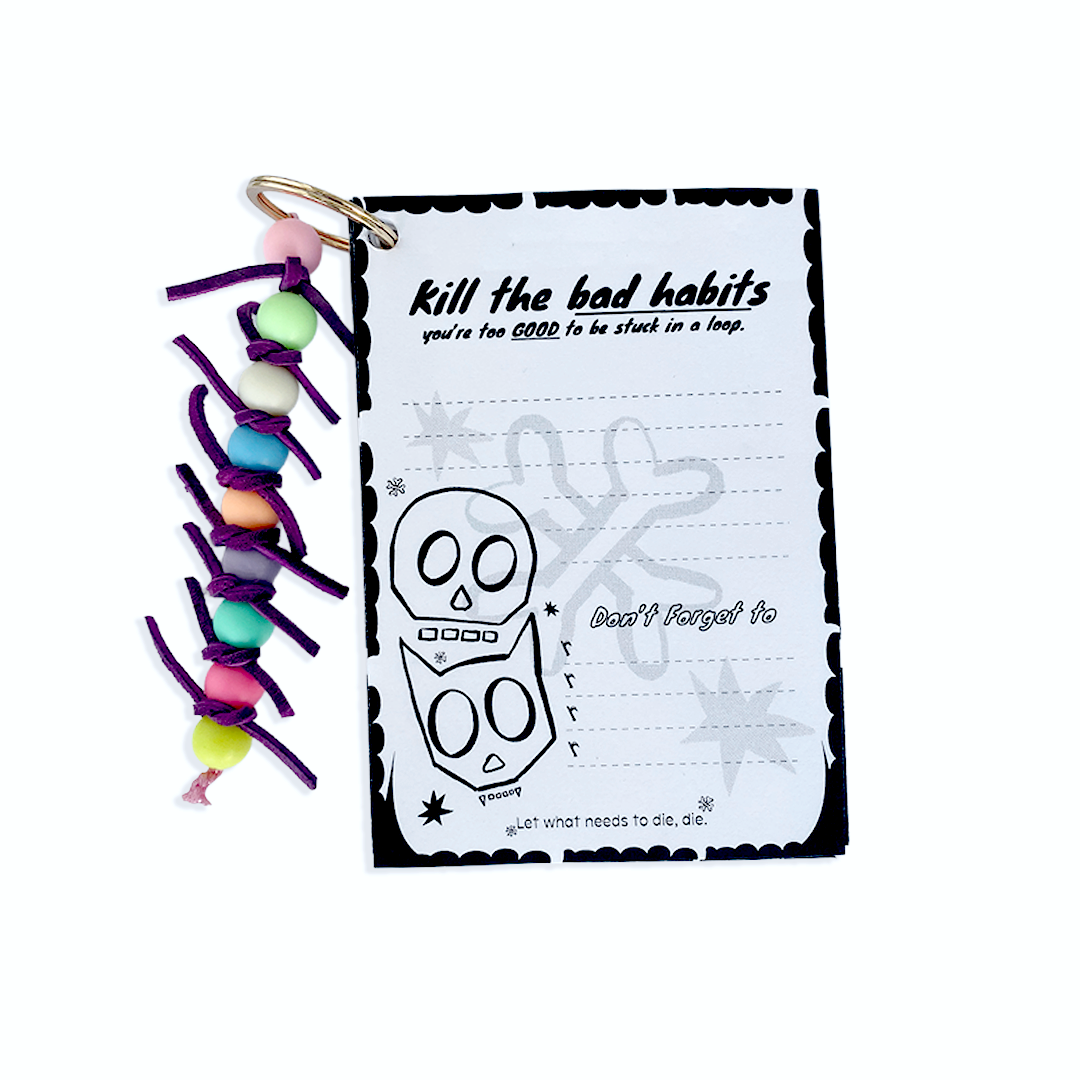 Breaking the bad habits notepad